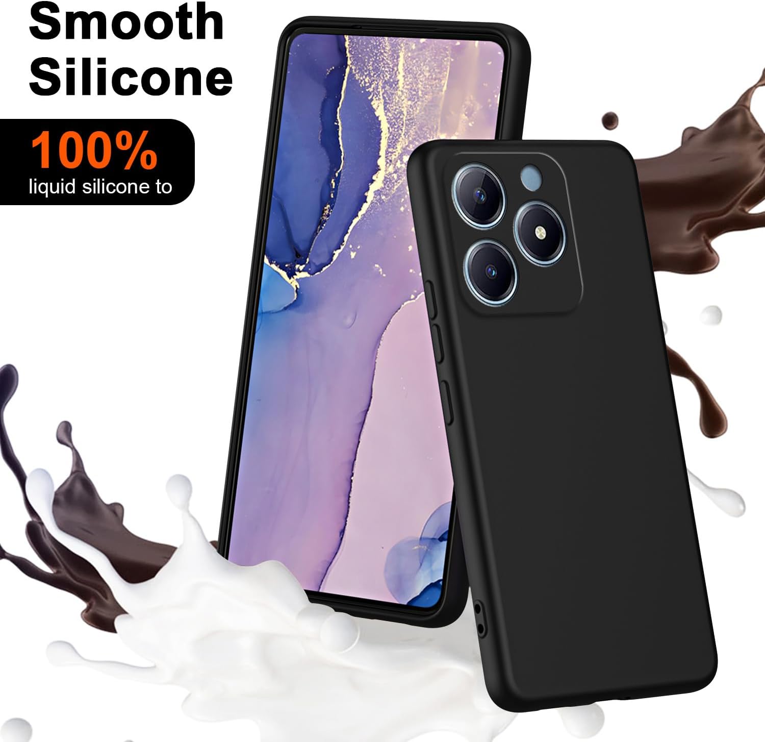 Flexible Liquid Silicone Case  - Realme C67 recension och pris