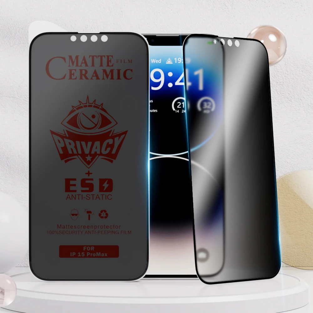 1-3Pcs Matte Ceramic Privacy F - Privacy Screen Protector recension och pris