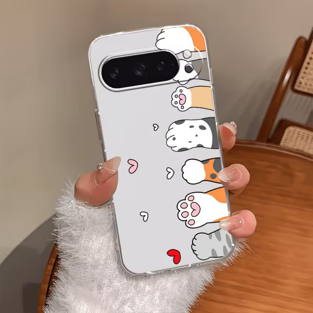 Cartoon Cat Paw Print Crystal  - Google Pixel 9 recension och pris
