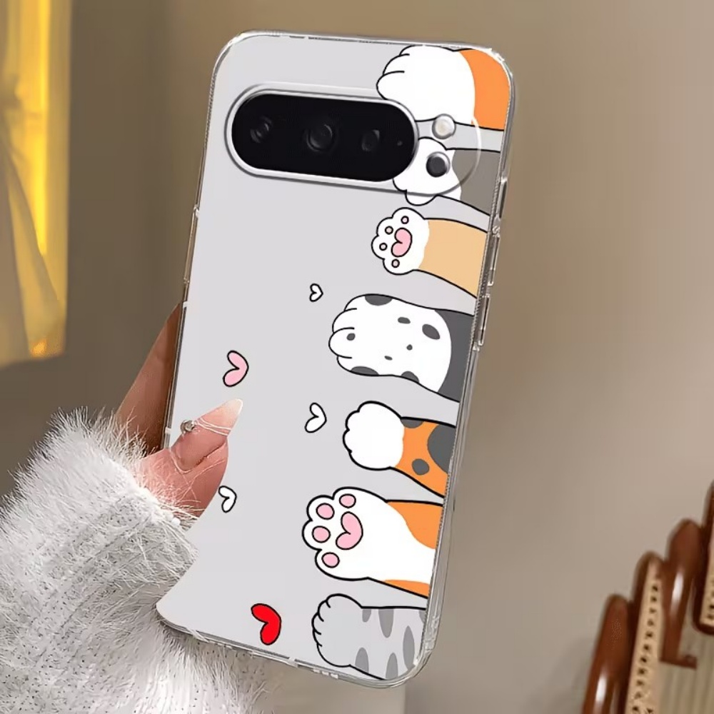 Cartoon Cat Paw Print Crystal  - Google Pixel 9 recension och pris