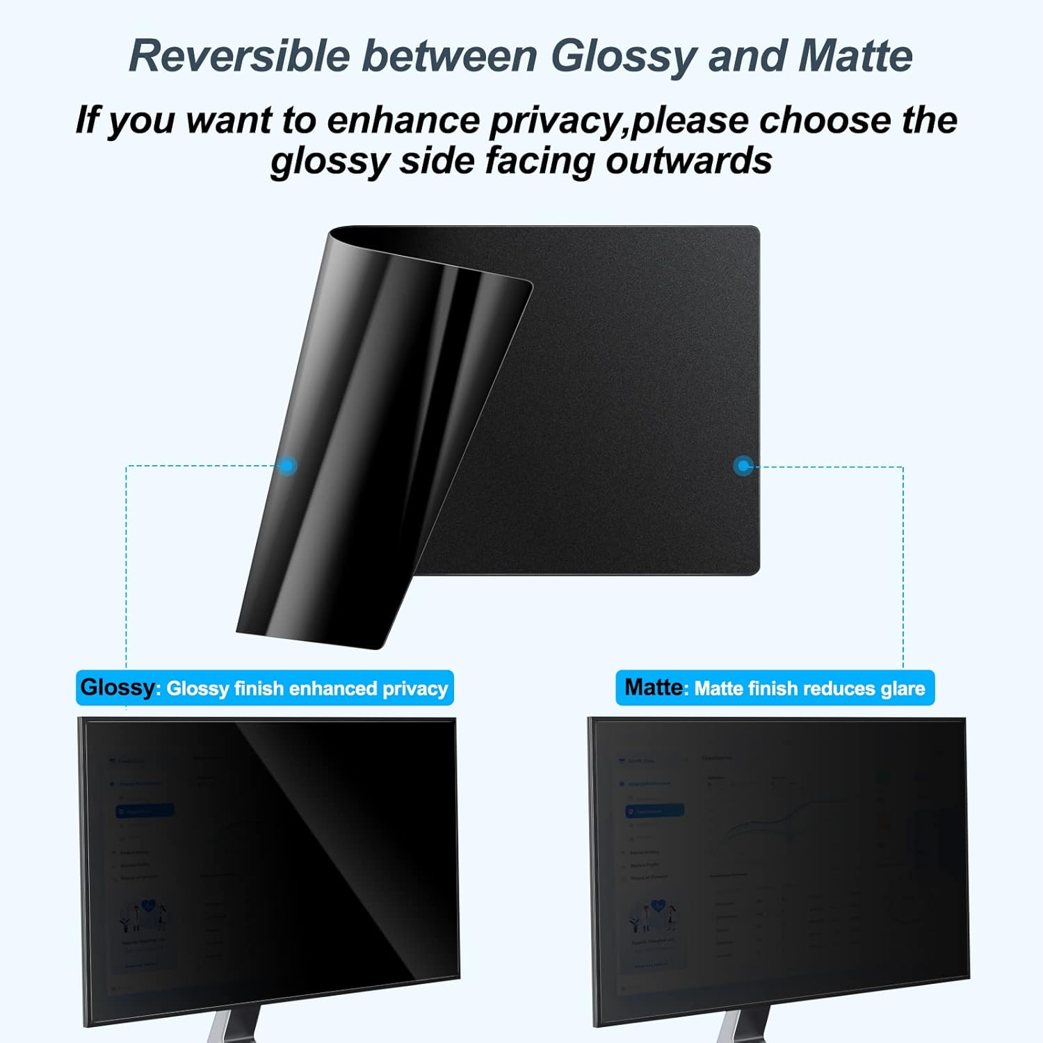 2 Pack 24 Inch Computer Privac - Privacy Filter 2Pack recension och pris