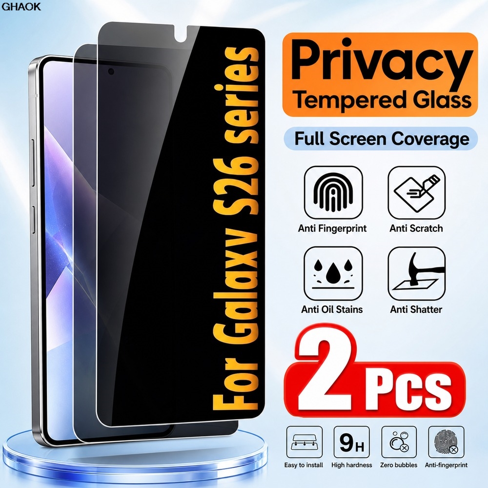 2PCS Privacy Tempered Glass Fo - Privacy Screen Protector recension och pris