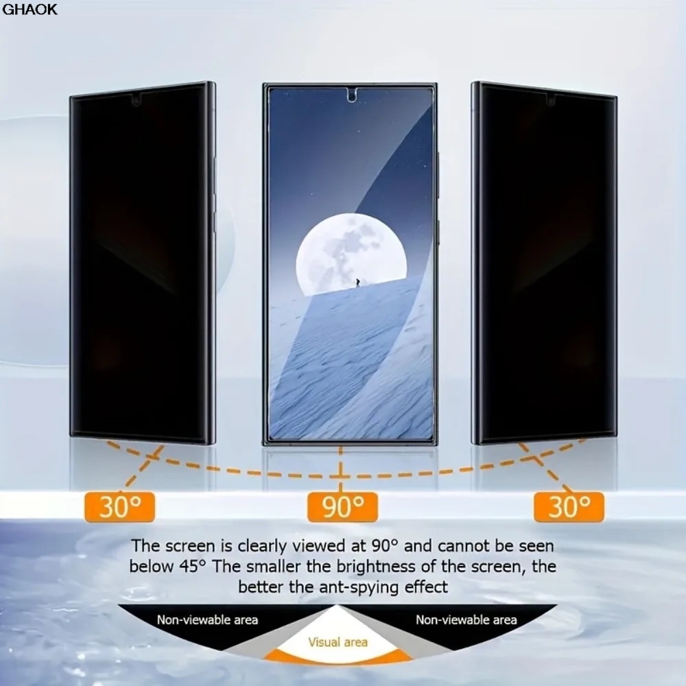 2PCS Privacy Tempered Glass Fo - Privacy Screen Protector recension och pris