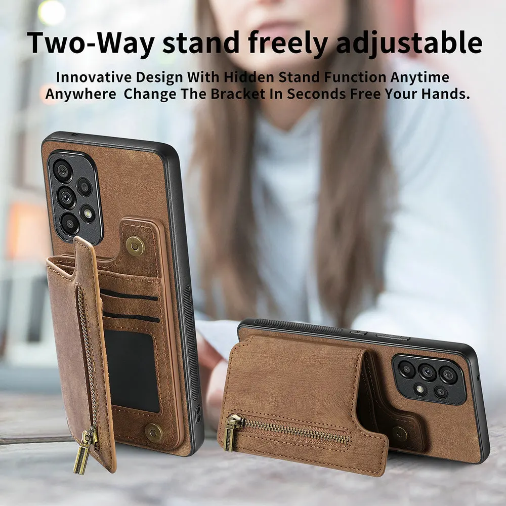 Zipper Wallet Leather Case for - Oppo A78 recension och pris
