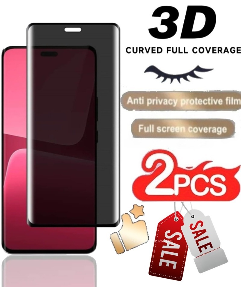 2PCS Privacy Anti Spy Peeping  - Curved Edge Screen recension och pris